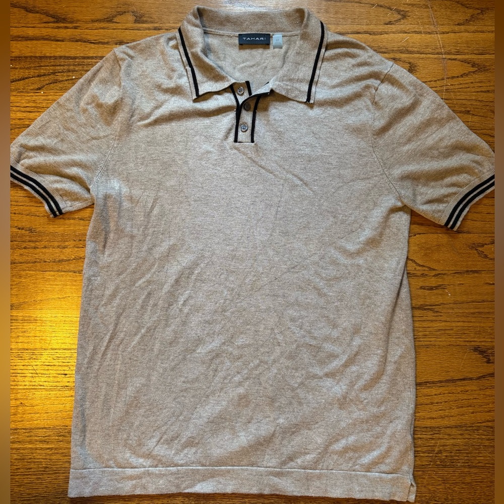 Tahari Tan Polo